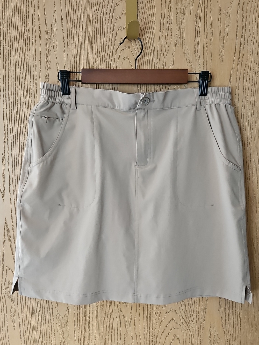 Women's Casual Mini Skirt in Kaki